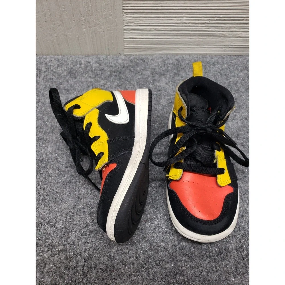 Nike Air Jordan Toddler Sneakers 9C Multicolor Lace Up Round Toe Comfort Casual